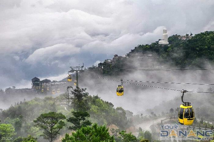 Nestled amidst the majestic mountain scenery, Linh Ung Pagoda at Ba Na Hills is one of Da Nang's thr...
