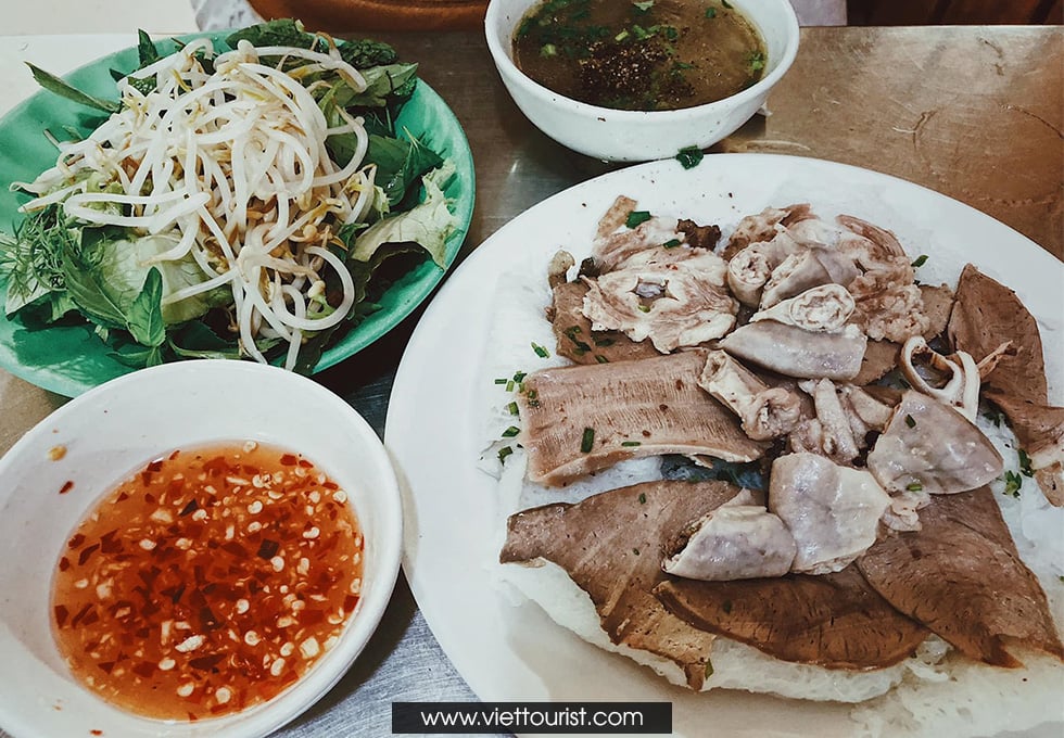 Bánh hỏi lòng heo is the dish most frequently mentioned when speaking of Bình Định’s cuisine, or the...