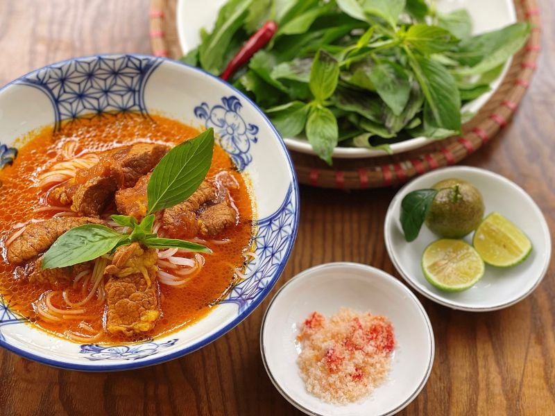 The story of Bún bò cay Bạc Liêu begins with two Chinese chefs who invented the dish initially to he...