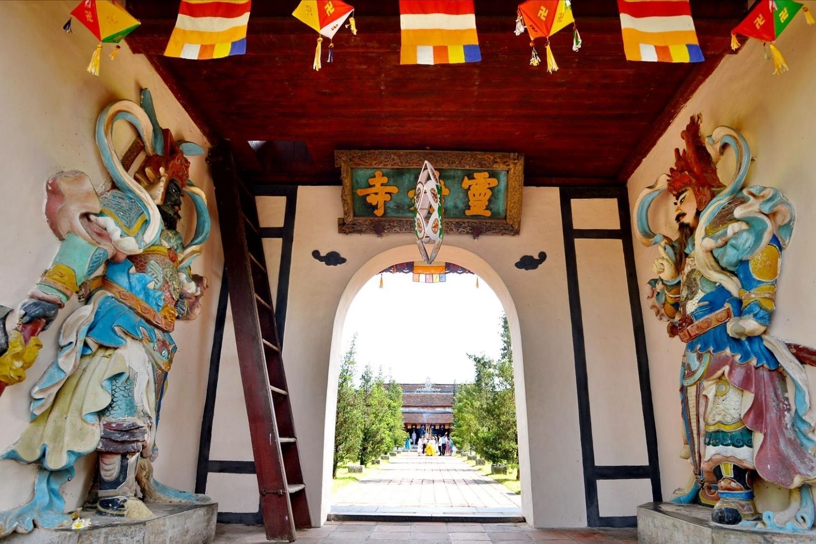 Another striking architectural feature of Thien Mu Pagoda is the Tam Quan Gate. This is not merely a...