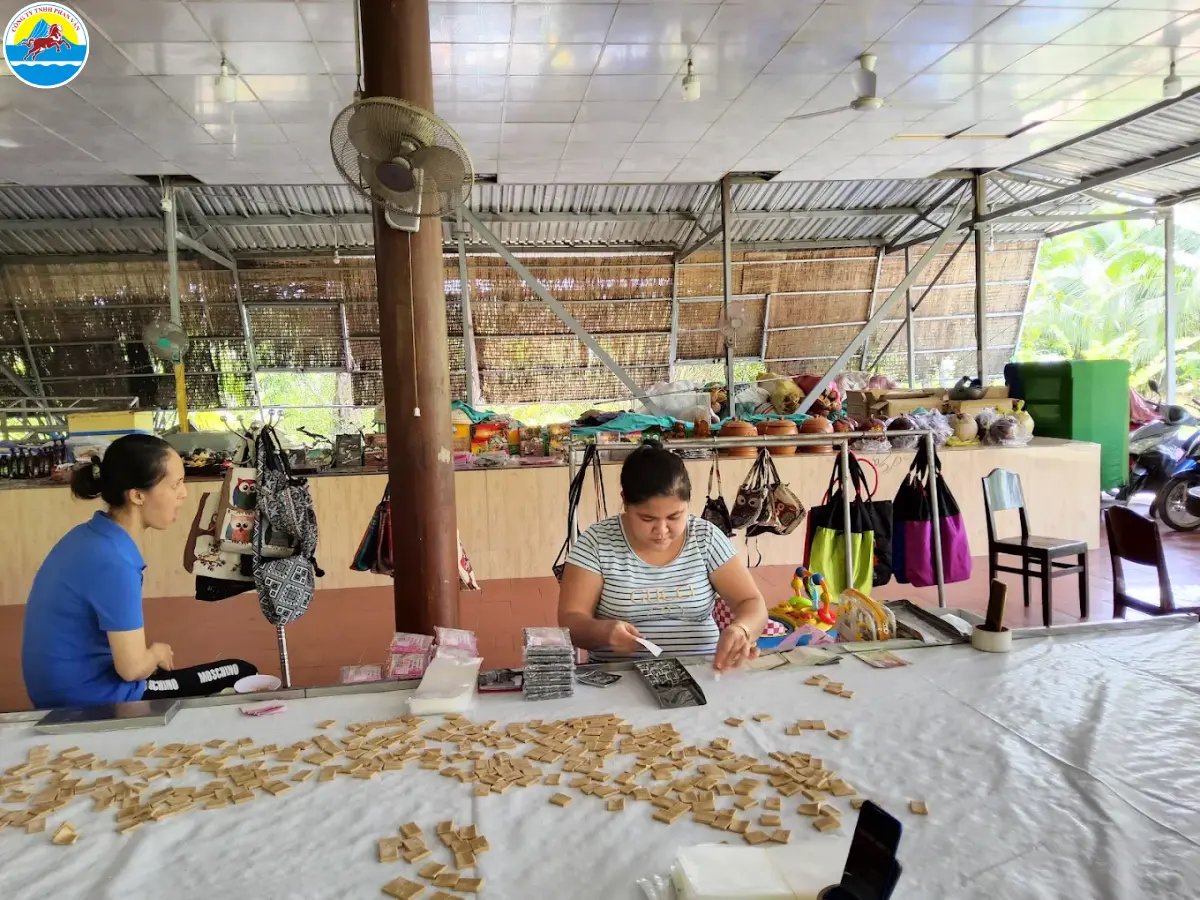 No trip to Cồn Phụng is complete without visiting the traditional coconut candy workshops, where you...