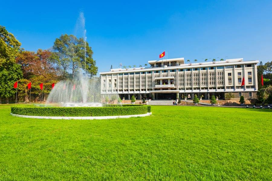 One of the most unique aspects of Independence Palace is the incorporation of auspicious Sino-Vietna...