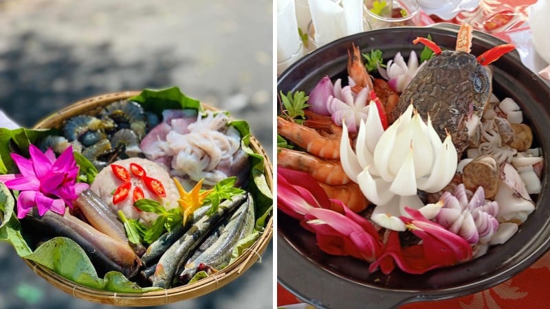 As the pot bubbles vigorously, the captivating aroma of fermented fish fills the air, harmonizing wi...