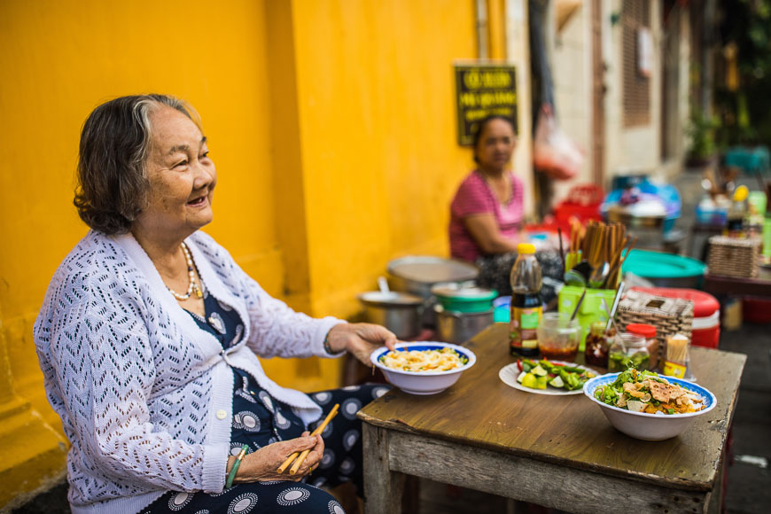 The preparation of Mì Quảng showcases the ingenuity of Central Vietnamese street food. The noodles a...
