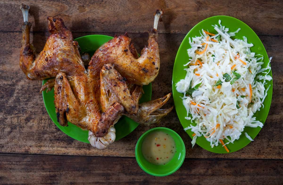 Savoring this dish requires patience: orders must be placed at least 40 minutes ahead so the chicken...