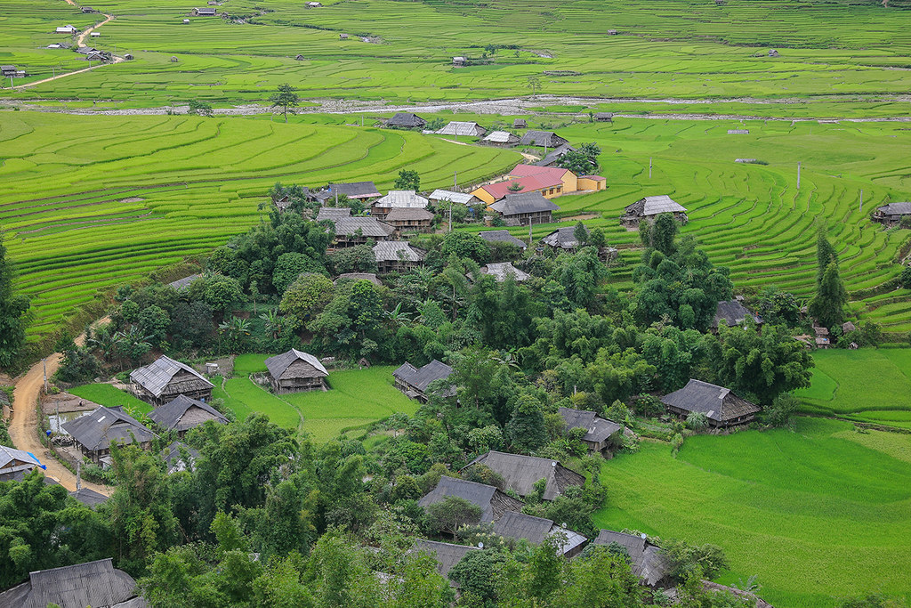 Bản Thái, a peaceful village nestled in a valley and backed by mountains, fully preserves the unique...