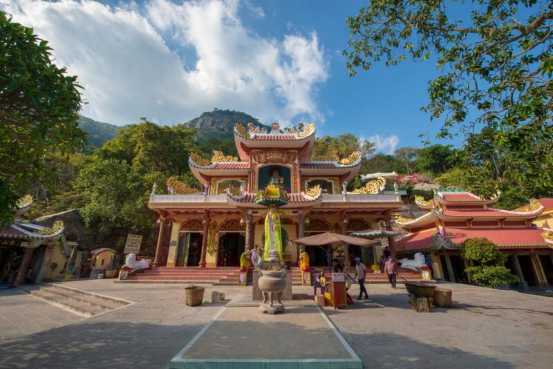 Nestled halfway up the mountain at an altitude of 350m, the Bà Temple complex is the spiritual heart...