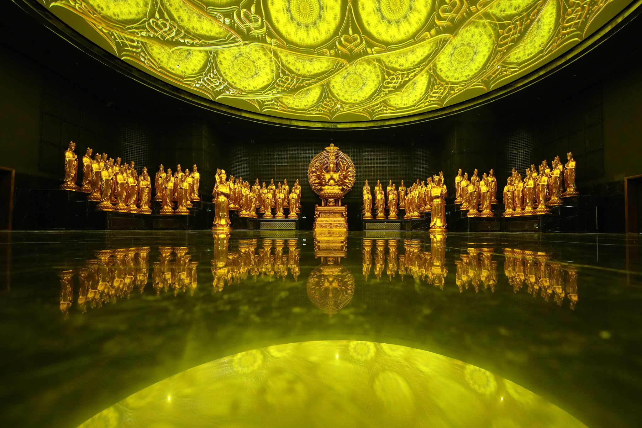 The Buddhist Exhibition Center at the base of the Tây Bổ Đà Sơn Buddha statue is a complex of unique...