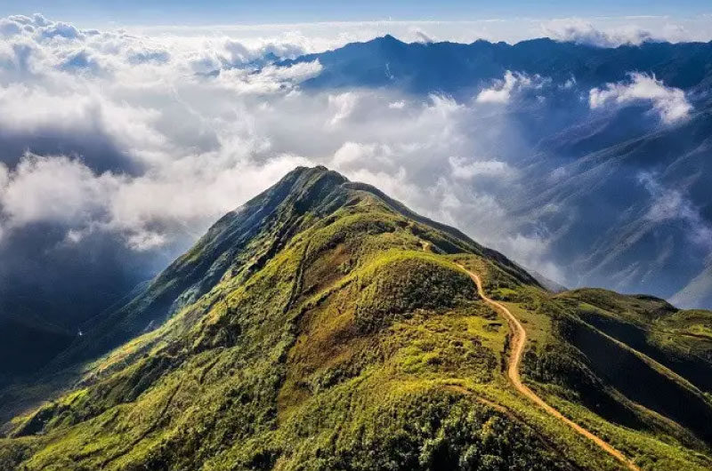 Regarded as the emblem of Tà Xùa, the Dinosaur Spine is a majestic, winding ridge, extending gracefu...