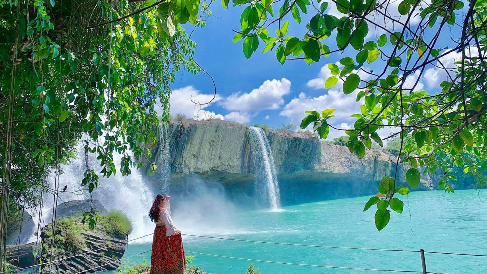 One of the unmissable experiences at Dray Nur is walking across the precarious wooden suspension bri...