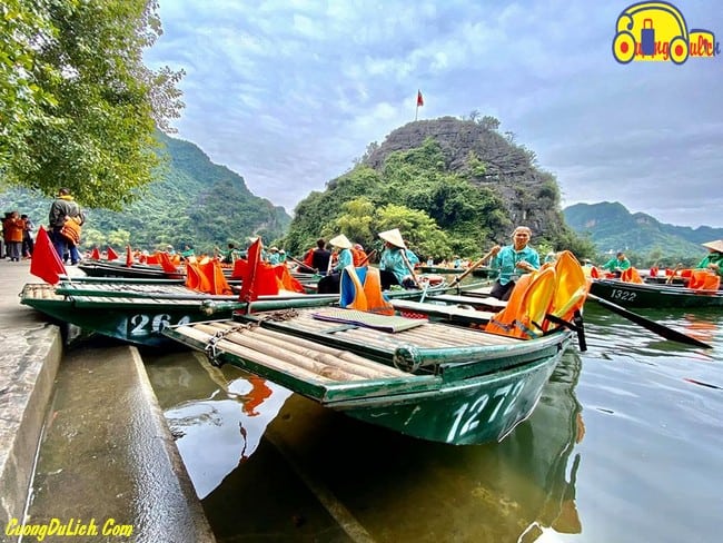 Tràng An, one of the four core areas of the Tràng An Scenic Landscape Complex recognized by UNESCO a...