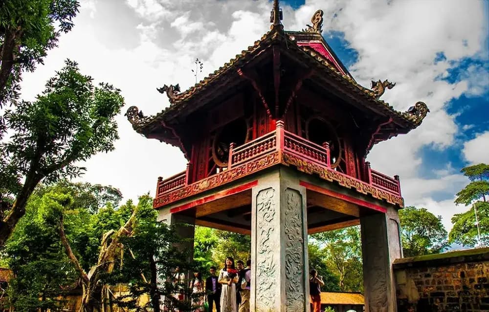 Beyond the Doctor's Stelae, visitors arrive at the Đại Thành Môn (Gate of Great Success) – a majesti...