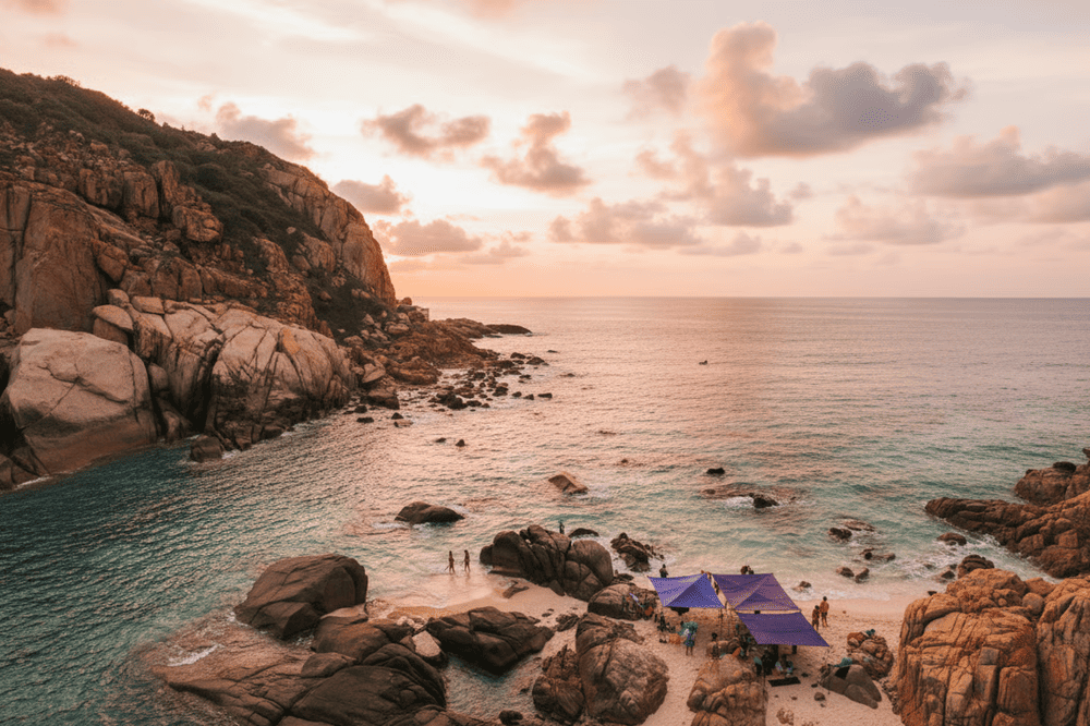 Vinh Hy is home to numerous pristine, quiet beaches with crystal-clear waters and very few visitors....