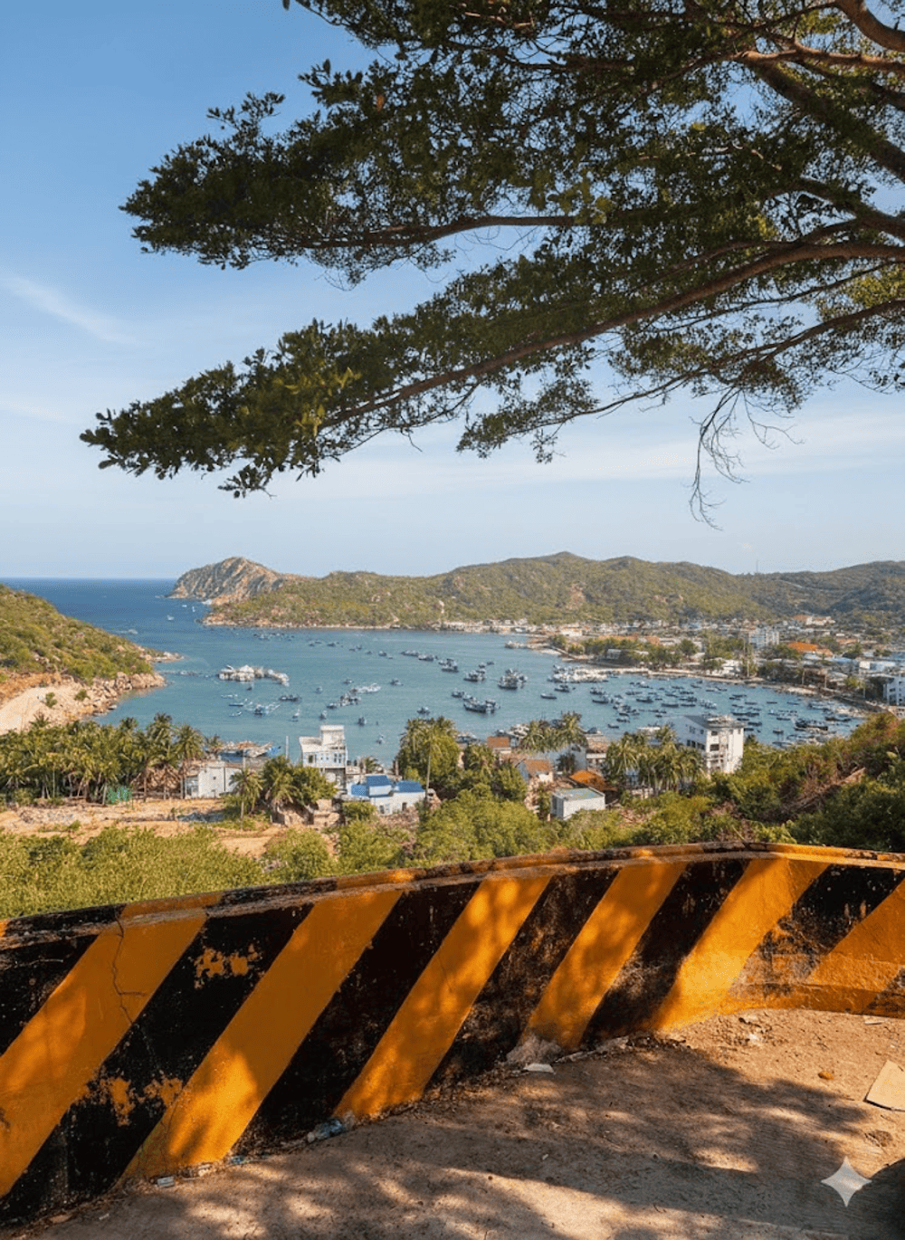 On the journey to Vinh Hy, you'll experience a breathtaking coastal road, featuring turns that ascen...