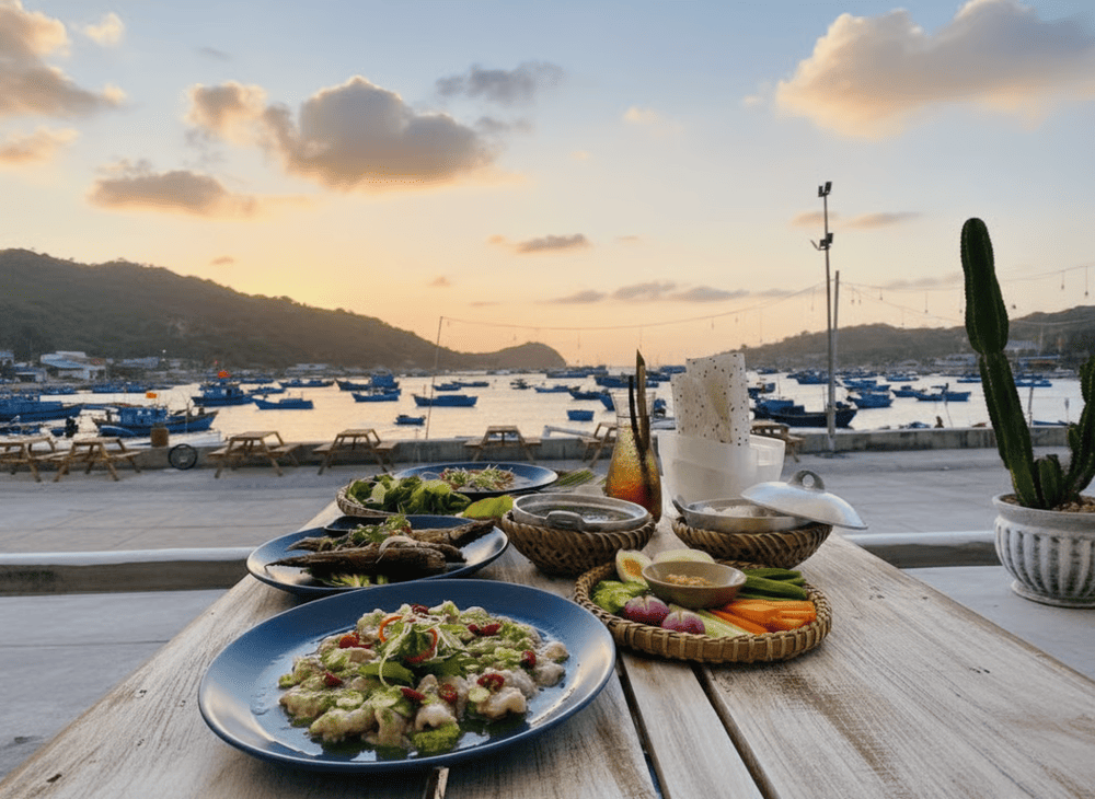 Vinh Hy fishing village offers an authentic glimpse into the rustic life of Ninh Thuan's coastal com...