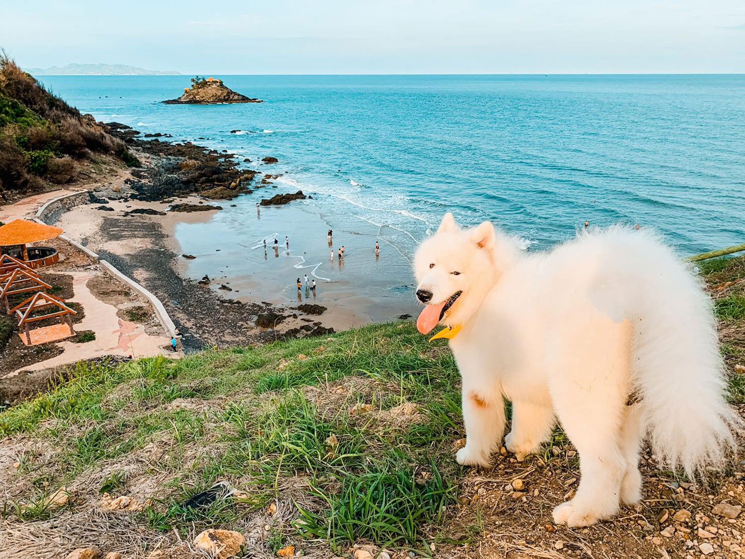 Mũi Nghinh Phong, also known as Vung Tau Cape, is the longest promontory stretching out into the sea...