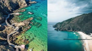 Kỳ Co – Eo Gió: Where Emerald Seas Meet Majestic Cliffs