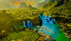 Ban Gioc Waterfall – The Majestic Beauty of Cao Bang Nature